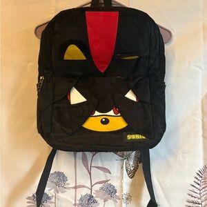 Sonic Black and Red Kids Backpack